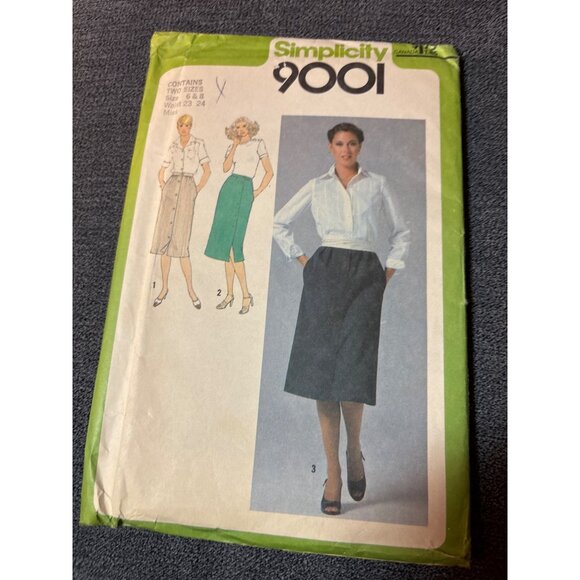 Vintage Simplicity 9001 Sewing Pattern Misses Skirt Size 6 8 Uncut 1979 - Picture 5 of 5